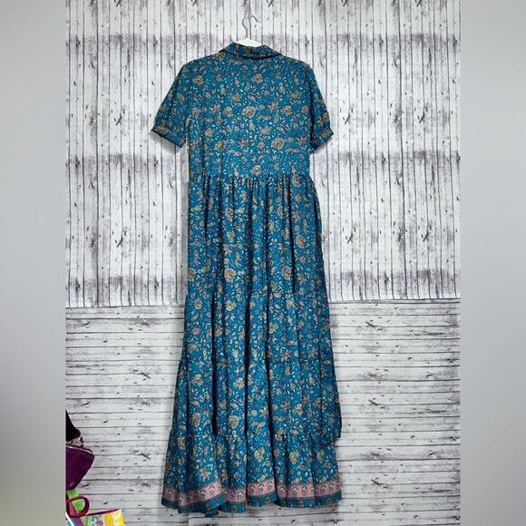 Anthropologie/Boemo Floral Boho Belted Maxi Dress - Picture 2 of 8